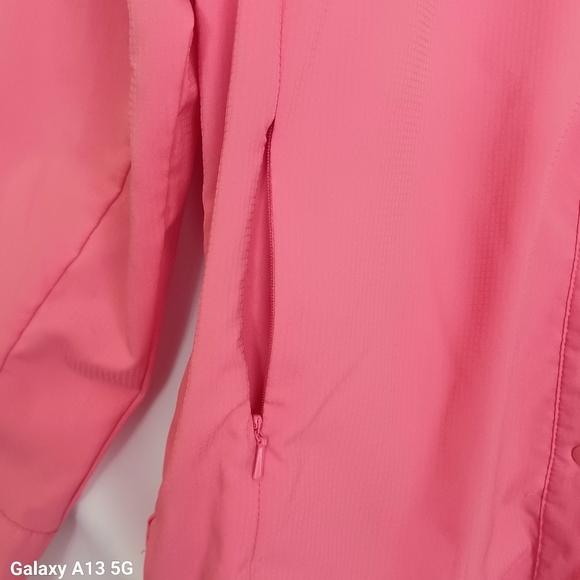 Columbia Women's Pink Vented Long Sleeve Button Down Fishing Shirt Sz L - Picture 6 of 13